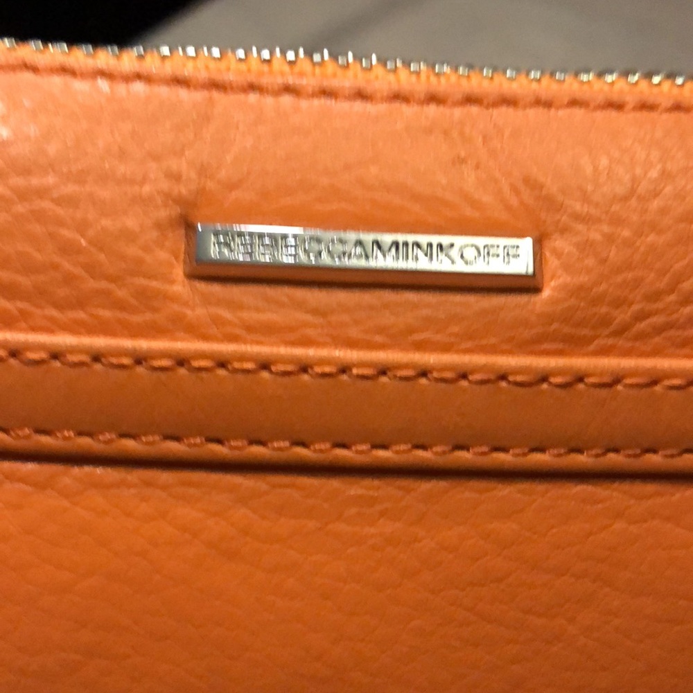 Rebecca Minkoff NWOT Leather Orange Crossbody bag - Picture 5 of 12